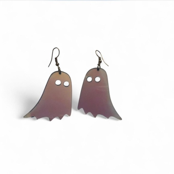 Accessories - Holographic Ghost Earrings